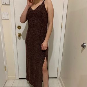 Free People Glitter Rose Maxi Dress